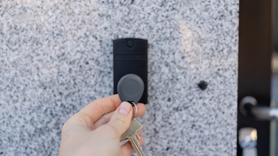 key fob entry system for flats