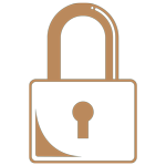 M&K Locksmith lock logo gold