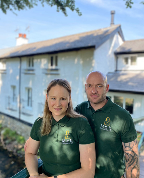 Michael and Katie of M and K Locksmiths